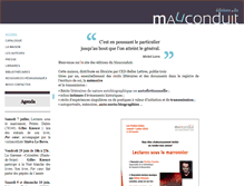 Tablet Screenshot of mauconduit.com
